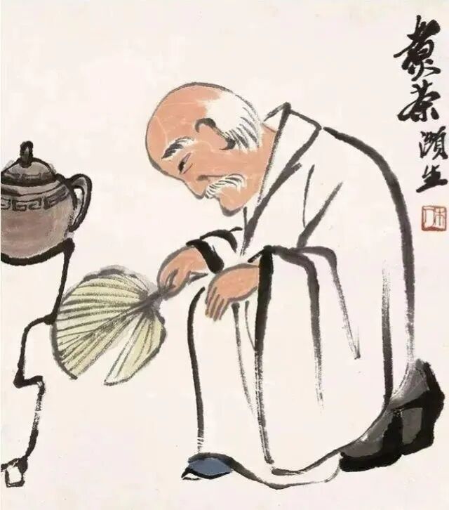 小画家学堂 | 画坛巨匠齐白石笔下的 “ 老者 ”请欣赏（一）